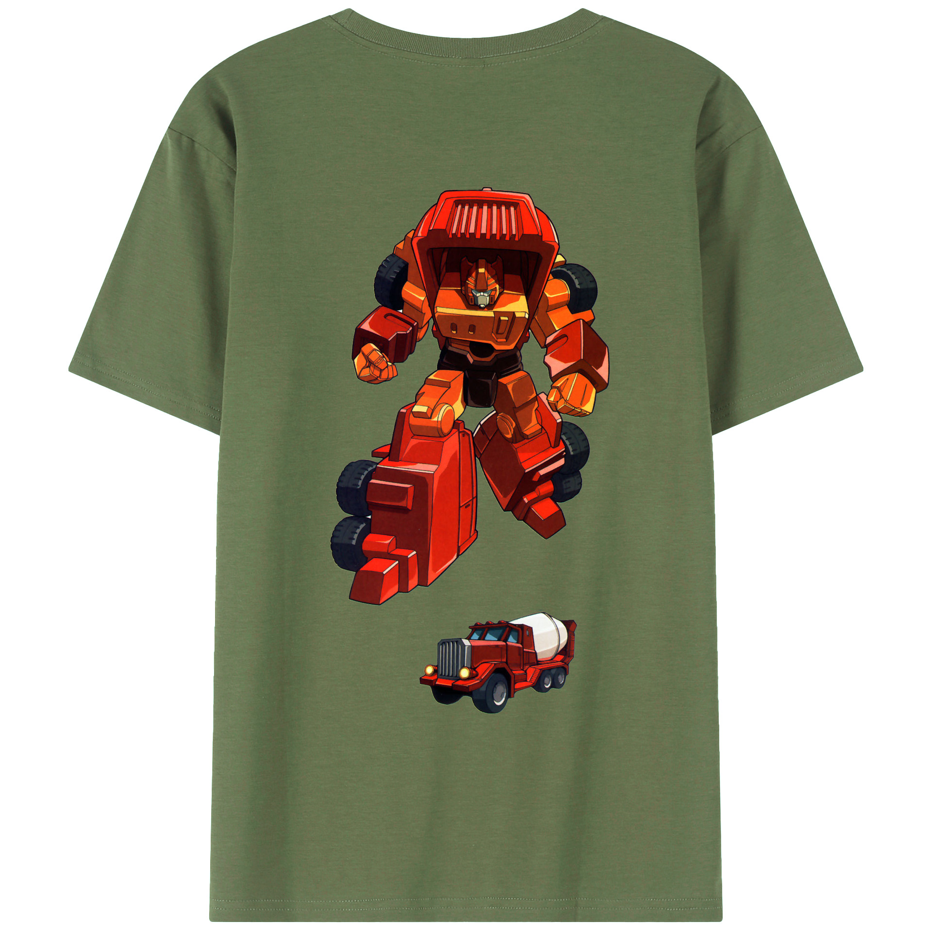 （画像用）  綿100％ メンズ半袖Tシャツ（バックプリント） 通気性